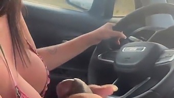 Oral Pleasure On The Bus Ride: Stepson'S Big Cock And Creamy Finish